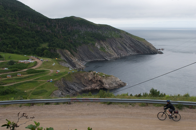 Meat Cove Oceanside Campground in Cape Breton