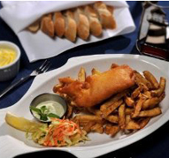 One of our amazing dishes in the Brittany Dining Room.