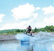 Wakeboarding at Scotia Sessions Wakeboard Park