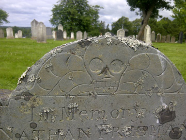 A favourite stone in the Hillcrest Cemetery