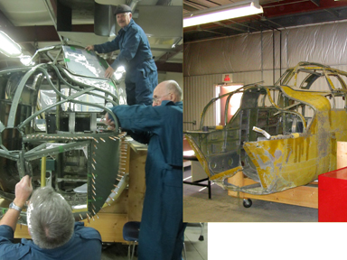 Museum volunteers are restoring a Bolingbroke