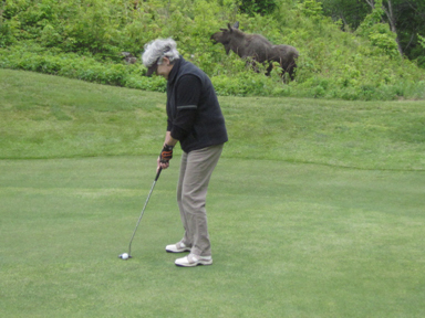 Golfing with the locals