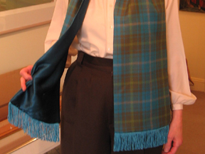 Lined scarf