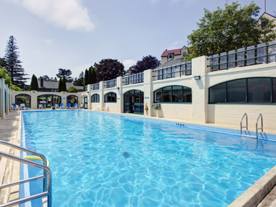 Outdoor heated pool