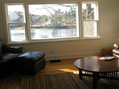 Bright, comfortable living room